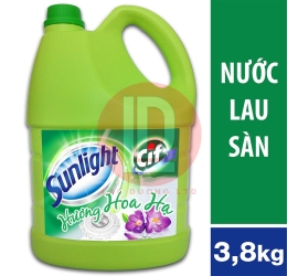 Nước lau sàn Sunlight 3,8kg
