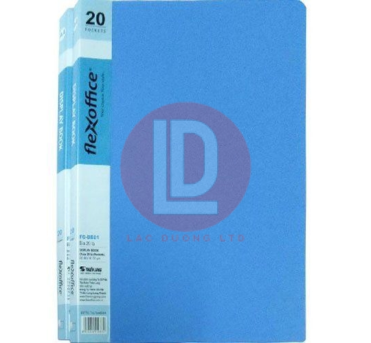 Bìa 20 Lá Thiên Long A4 FO-DB01 - Xanh 