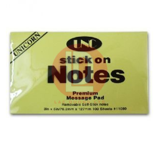 Giấy note Unicorn 76 x 126mm (100 tờ) (3X5) 