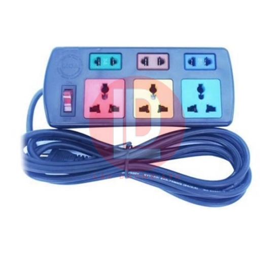 Ổ cắm điện 6 chấu Lioa ( 3 chấu 3 lổ, 3 chấu 2 lổ ) 